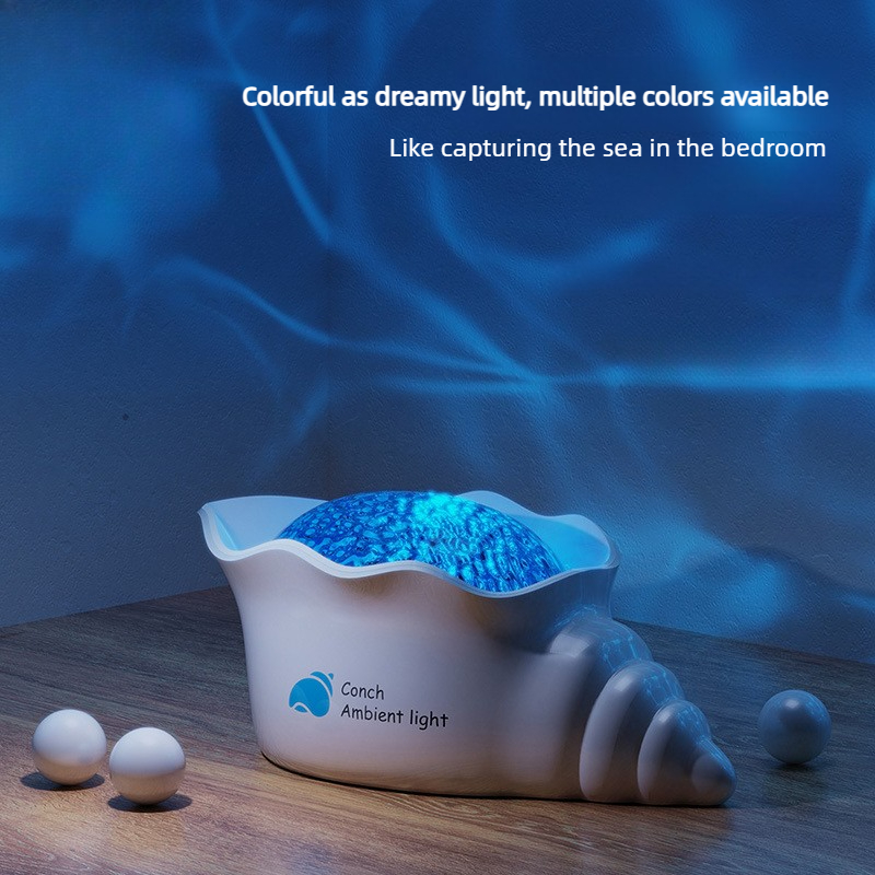 Conch Shape Sea Wave Projectio - Audio Music Spotify ulasan dan harga