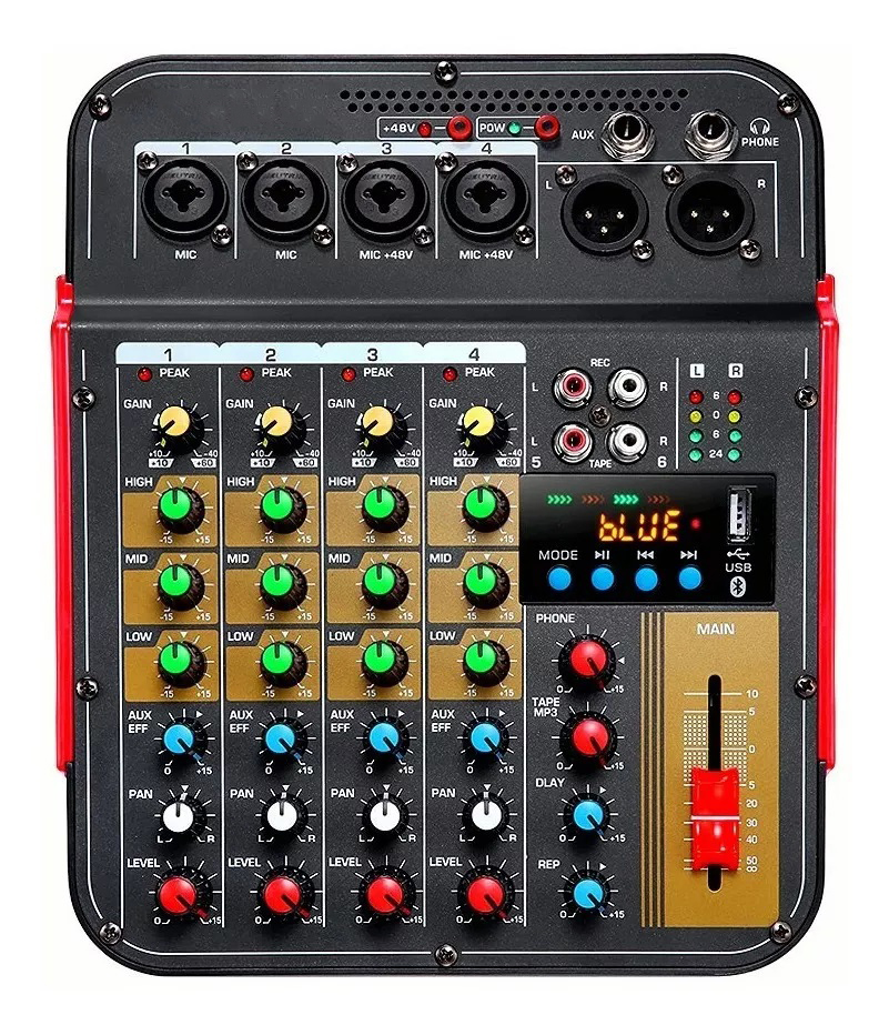 Audio Mixer Bluetooth and Reve - Audio Music Dj ulasan dan harga