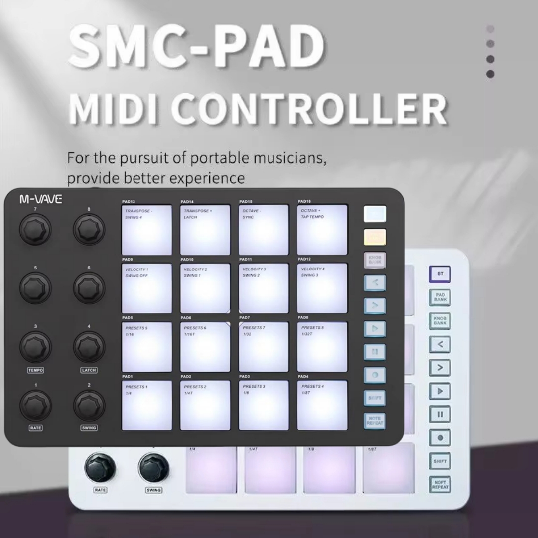M-VAVE SMC-PAD Wireless MIDI C - Midi Controller Pad ulasan dan harga