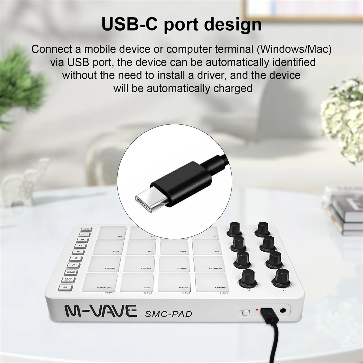 M-VAVE SMC-PAD Wireless MIDI C - Midi Controller Pad ulasan dan harga