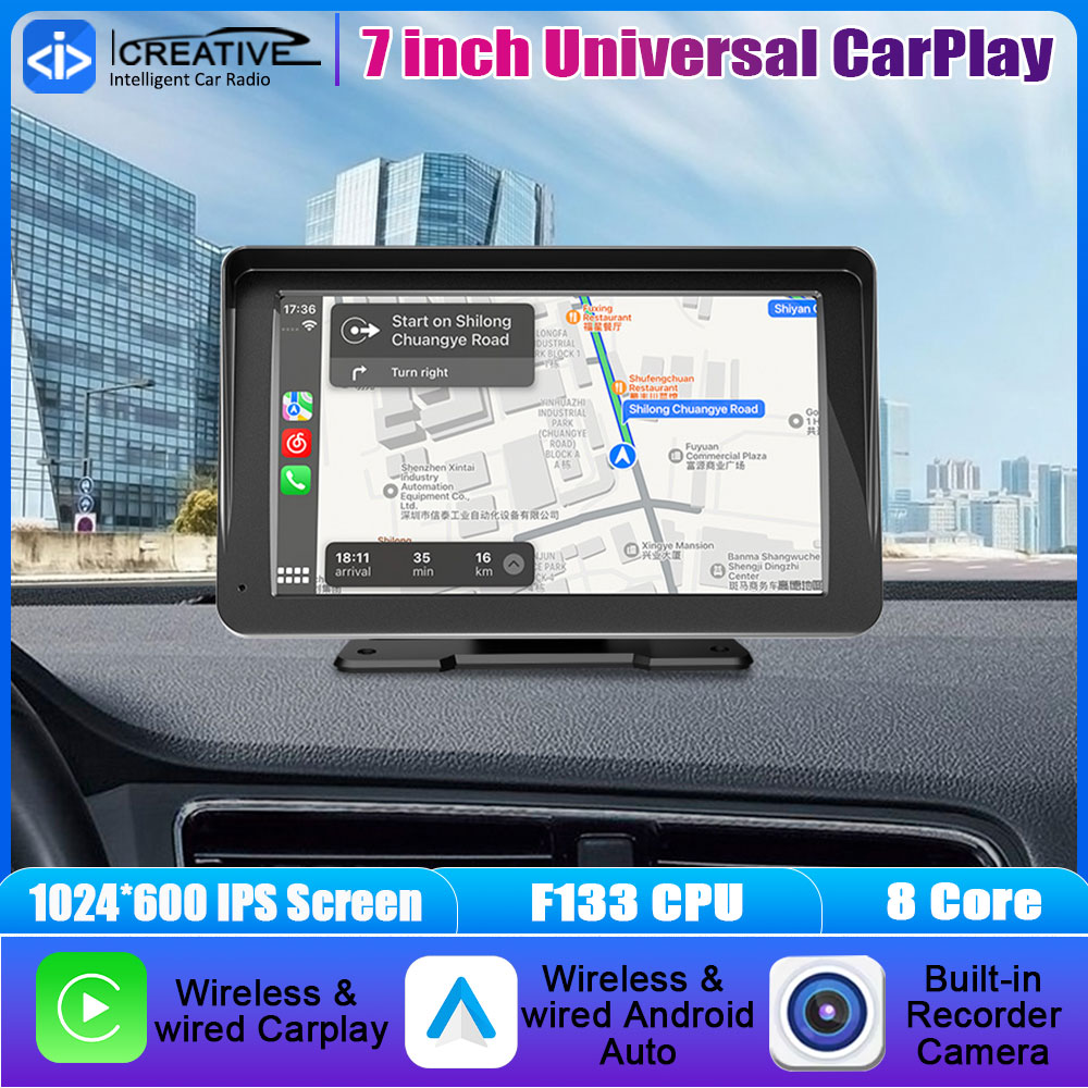 7inch Wireless CarPlay & Andro - Audio Music Image ulasan dan harga