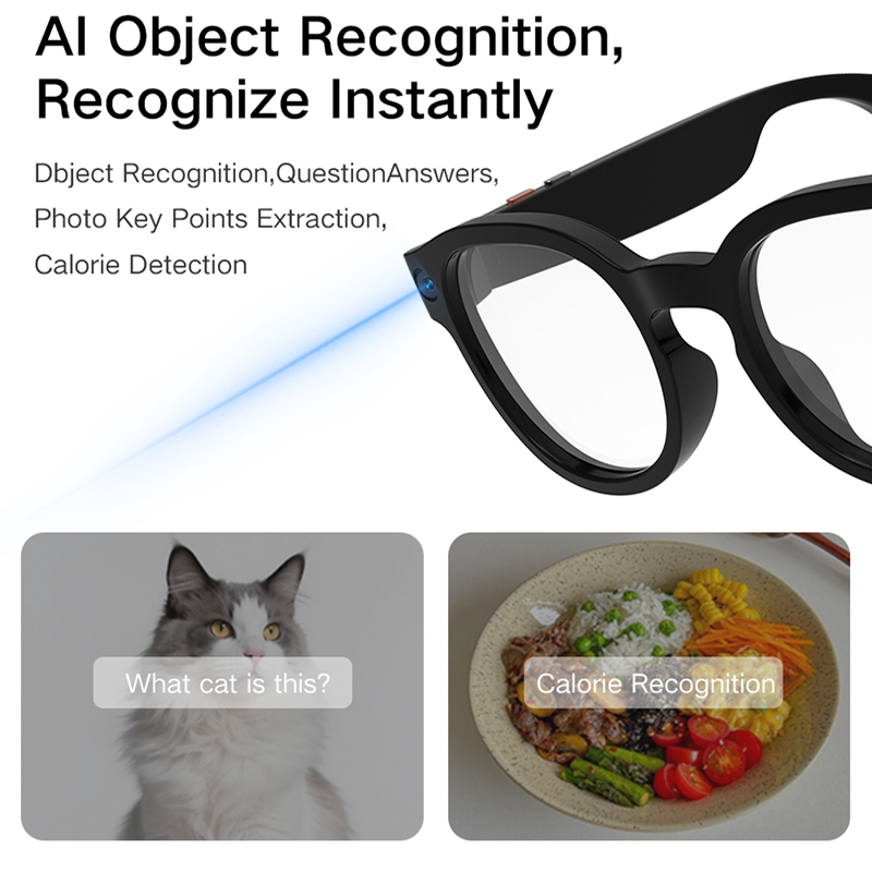 Lenovo G6 Smart Glasses 8MP Ca - Audio Music Image ulasan dan harga