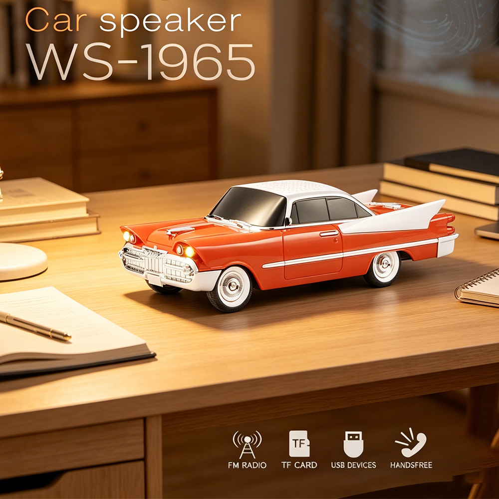 Retro Classic Car Model Blueto - Audio Music Spotify ulasan dan harga