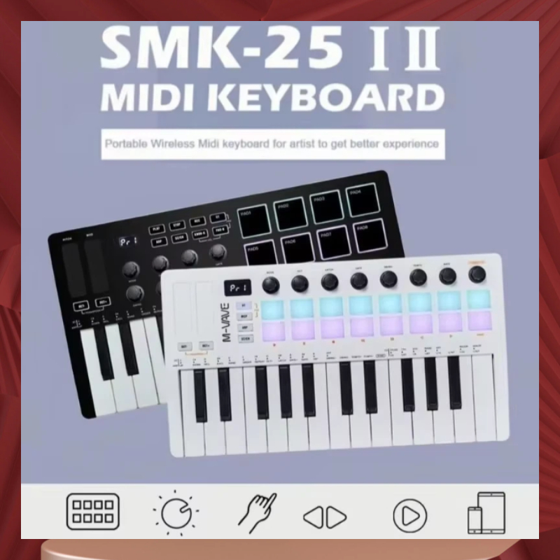 M-Vave Smk-25 Midi Keyboard Co - Midi Controller Pad ulasan dan harga