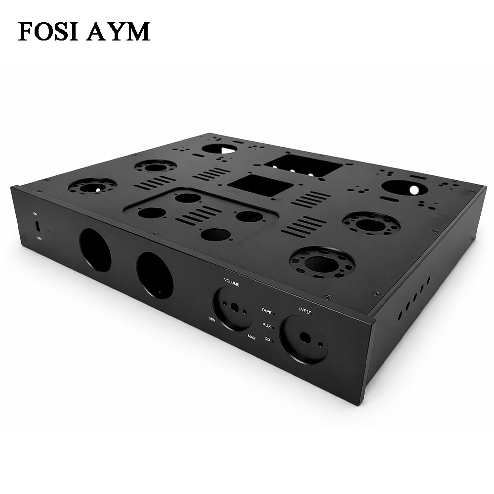FOSI AYM 415x330x70mm Full Alu - Headphone Amplifier Dac ulasan dan harga